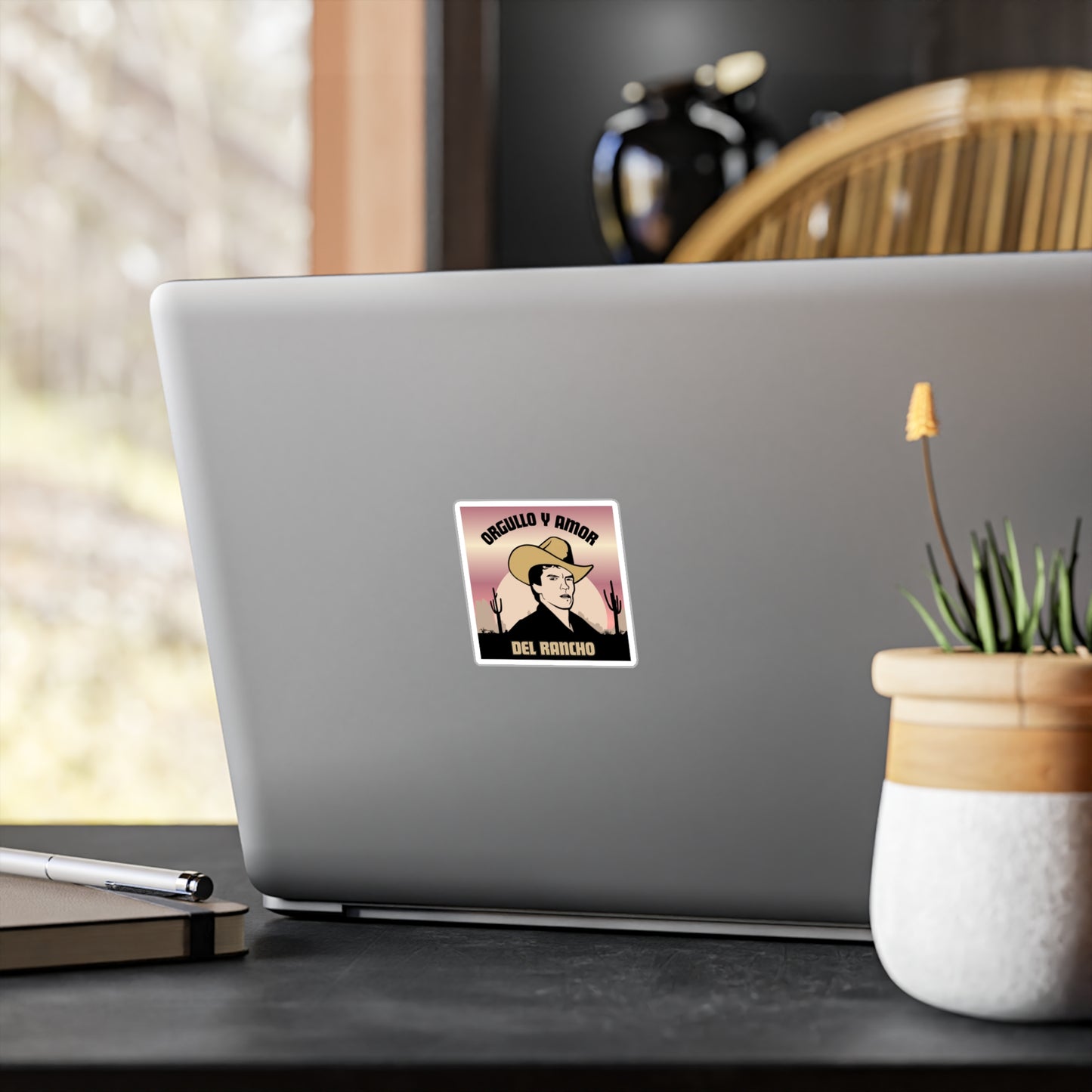 Del Rancho Sticker — "Orgullo y Amor" Kiss-Cut Vinyl Decal