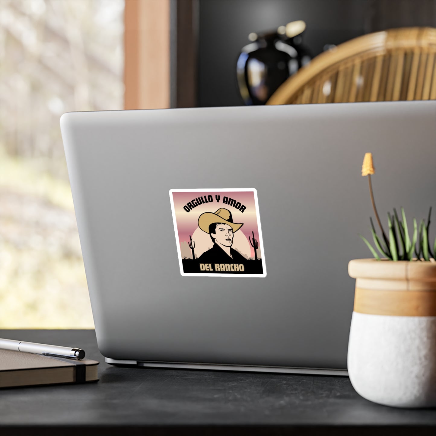 Del Rancho Sticker — "Orgullo y Amor" Kiss-Cut Vinyl Decal