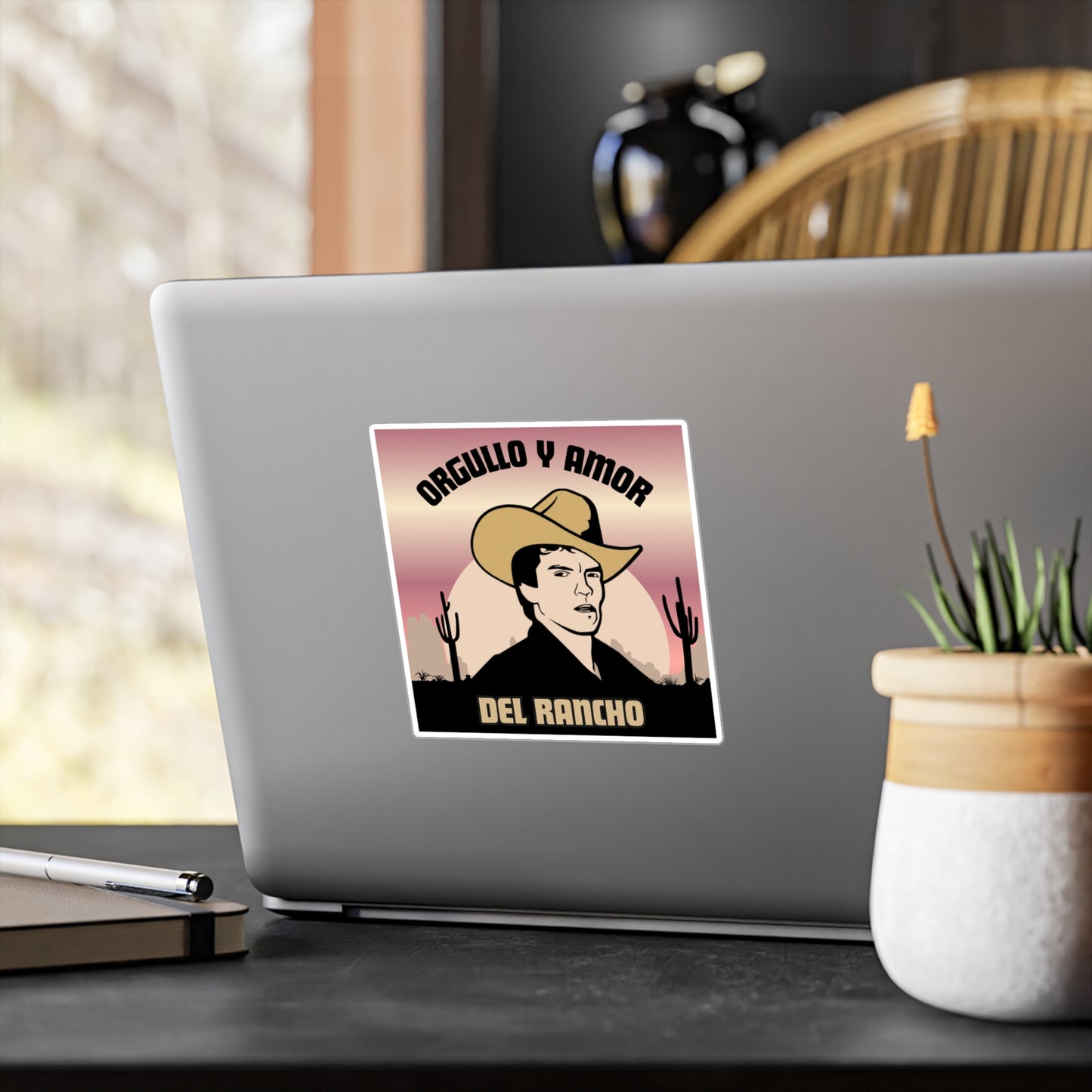 Del Rancho Sticker — "Orgullo y Amor" Kiss-Cut Vinyl Decal